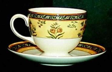 India Tea Cup and Saucer