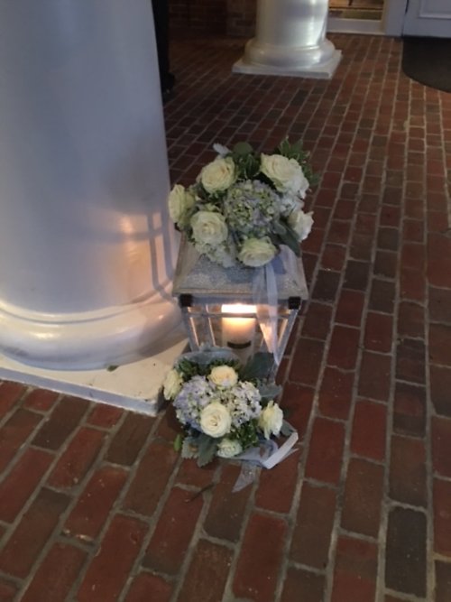 Lanterns and flowers