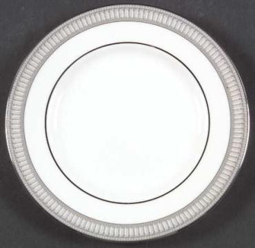 Carina Platinum Bread and Butter Plate