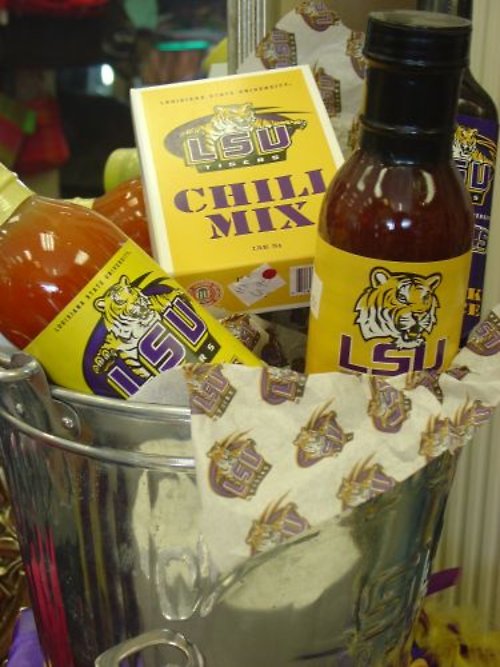 LSU Themed Gift Basket