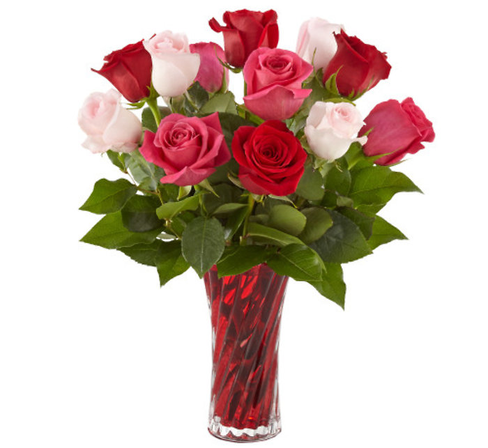 Assorted Valentine Roses
