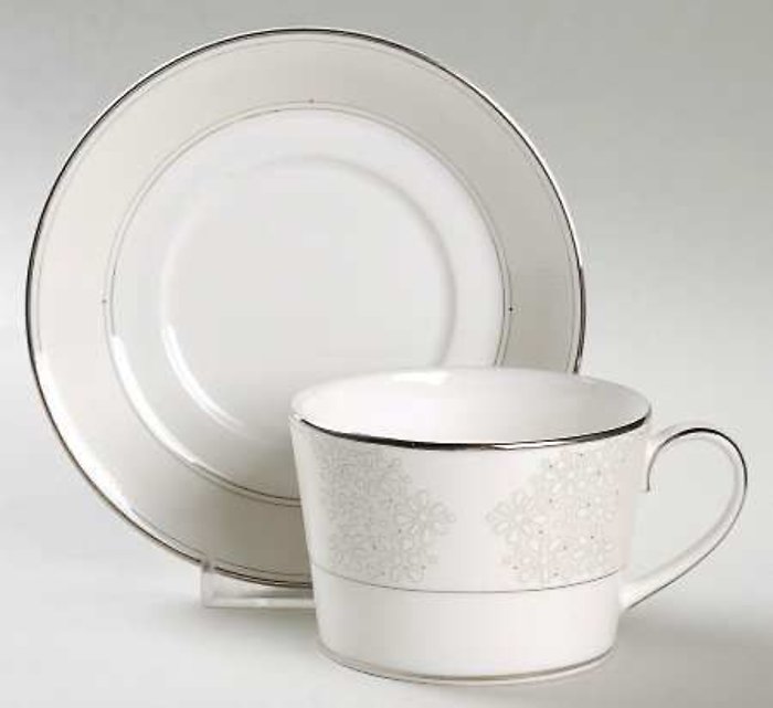 Modern Love Tea Cup and Saucer